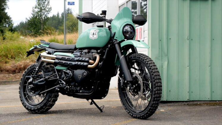 Triumph Scrambler 1200 X с американски характер: уникален дизайн, вдъхновен от горите на Орегон