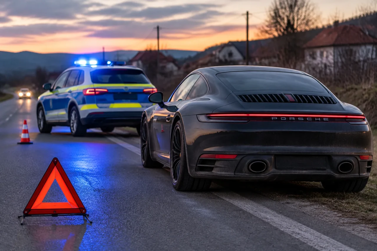 Шофьор на Porsche получи условна присъда и 1030 евро глоба