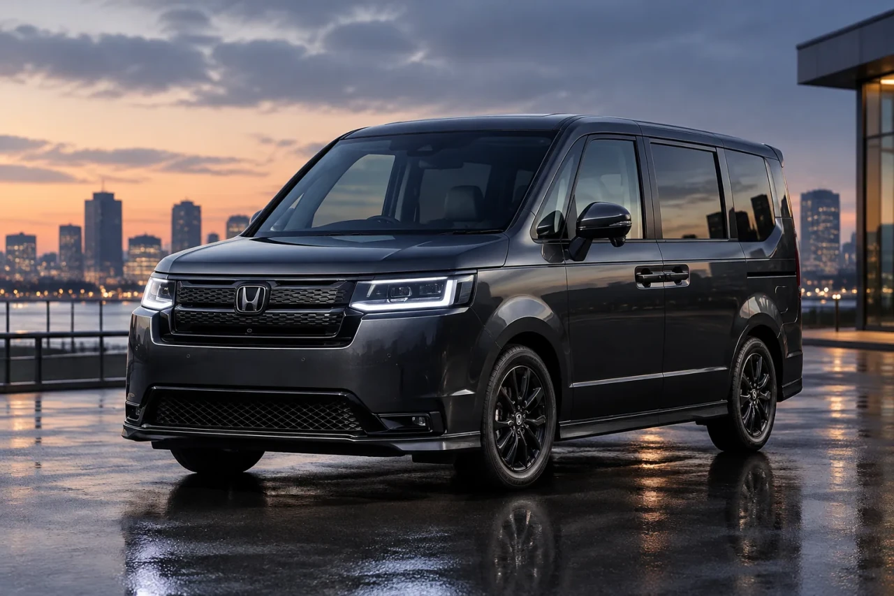 Honda Step WGN e:HEV получи Spada Black Edition с повече оборудване