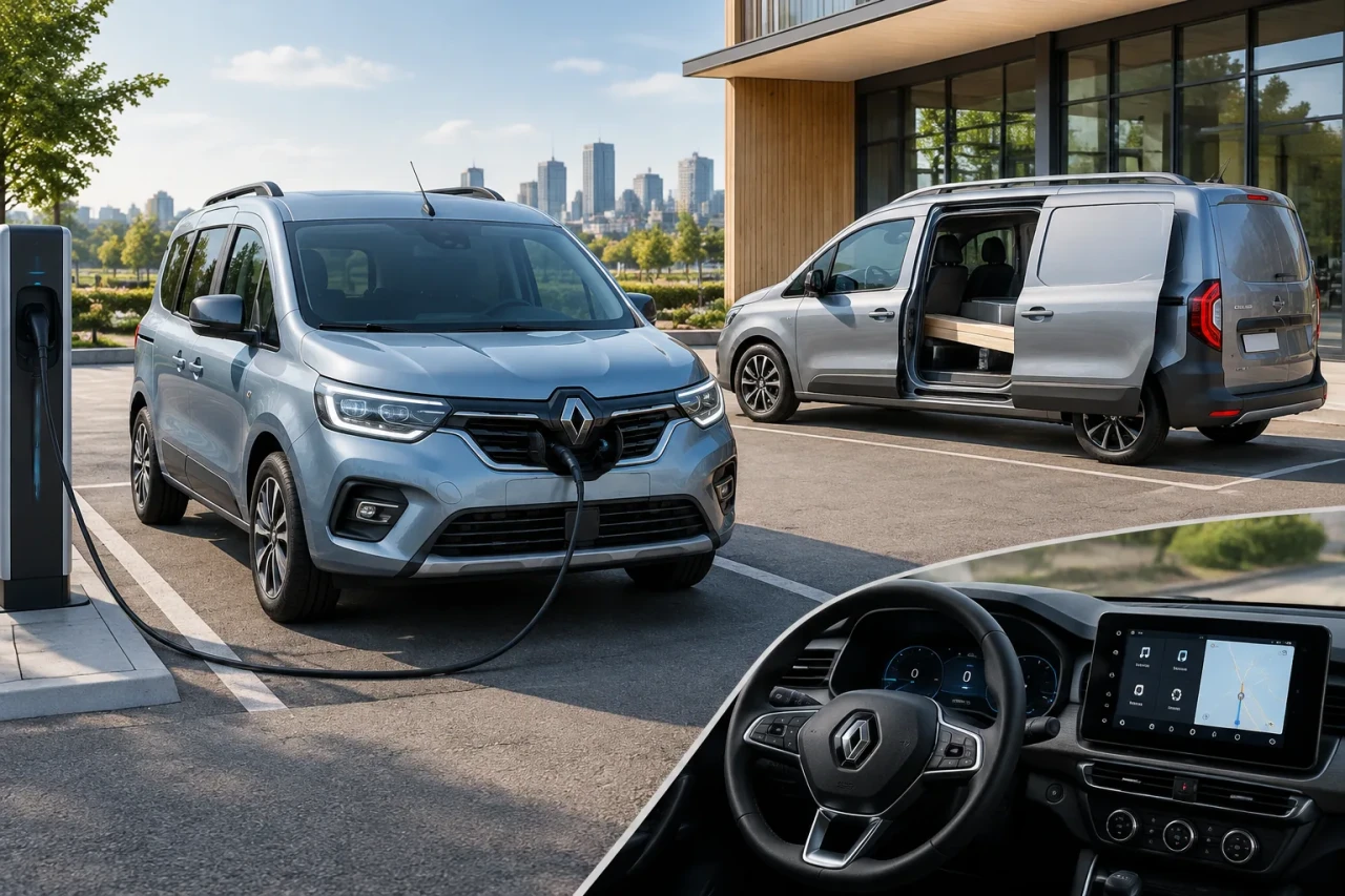 Renault Kangoo E-Tech electric увеличава пробега до 354 км