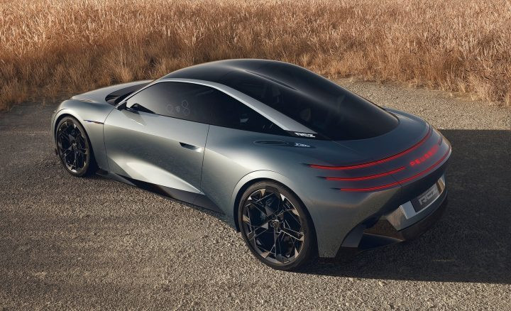 Peugeot RCZ Vision дебютира с 500 к.с., пробег от 600 км и зареждане за под 10 минути
