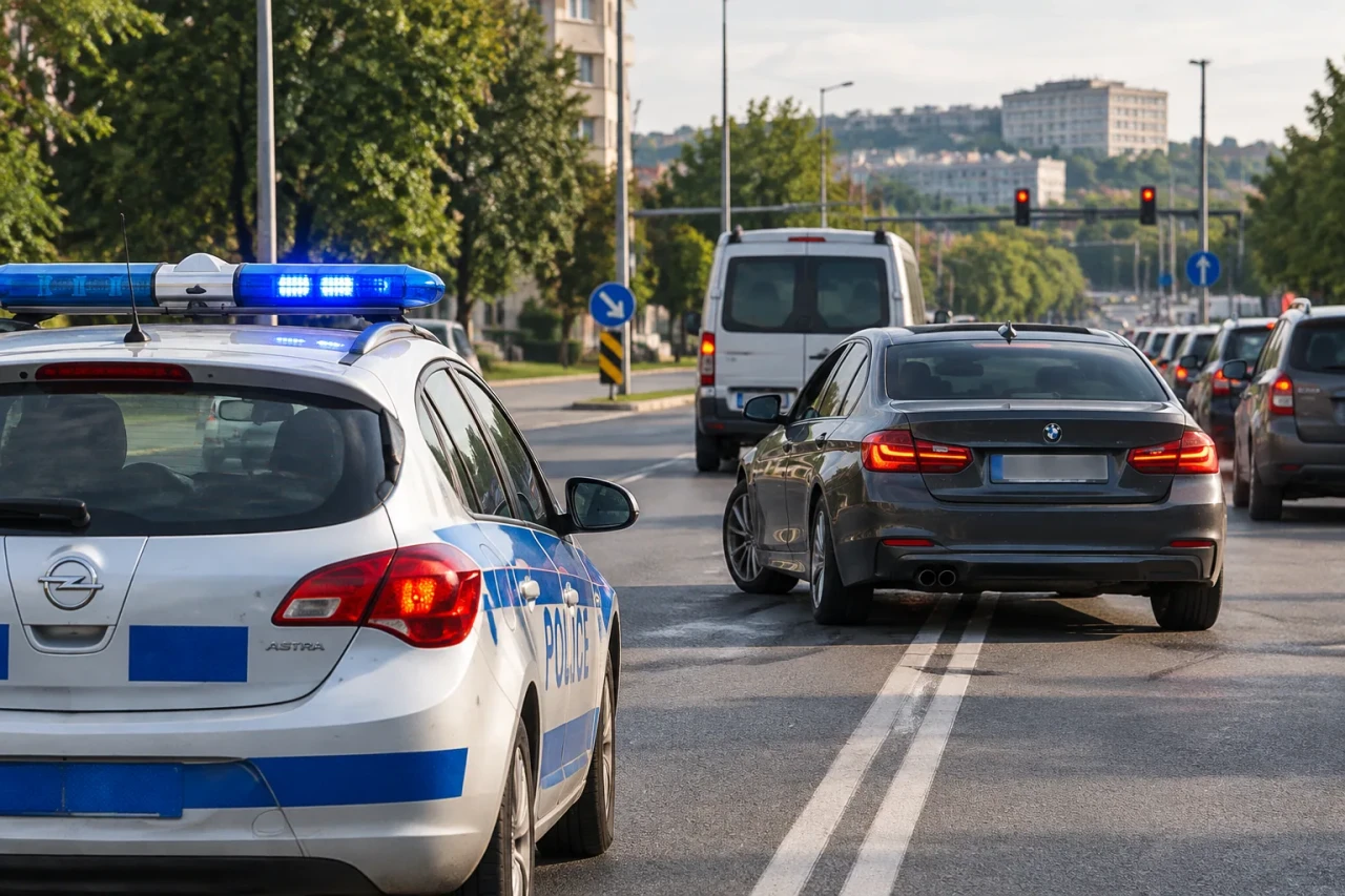 BMW шофьор навлезе в насрещното в Пловдив и отнесе глоба