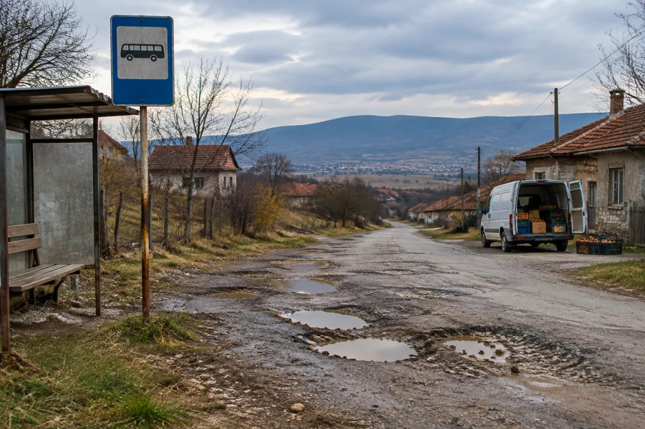Село Чеканец остава с разбит път и автобус веднъж седмично