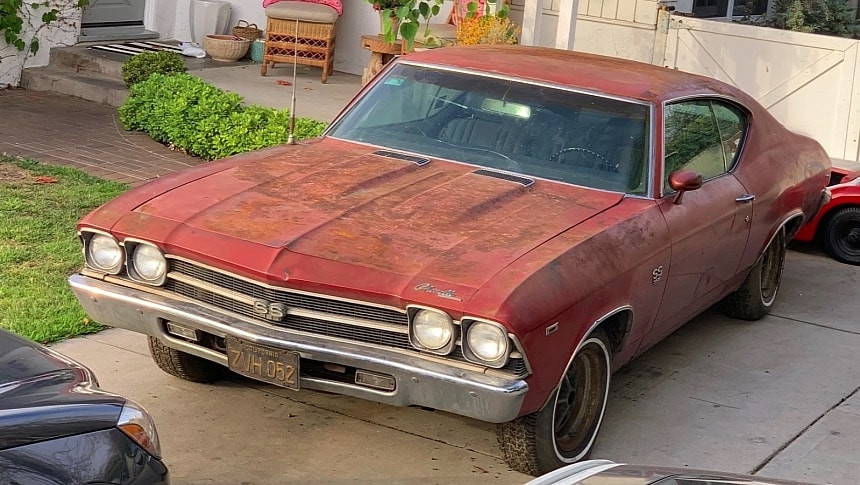 Chevrolet Chevelle SS 396 от 1969 г. излиза за $26 000 след над 30 години престой