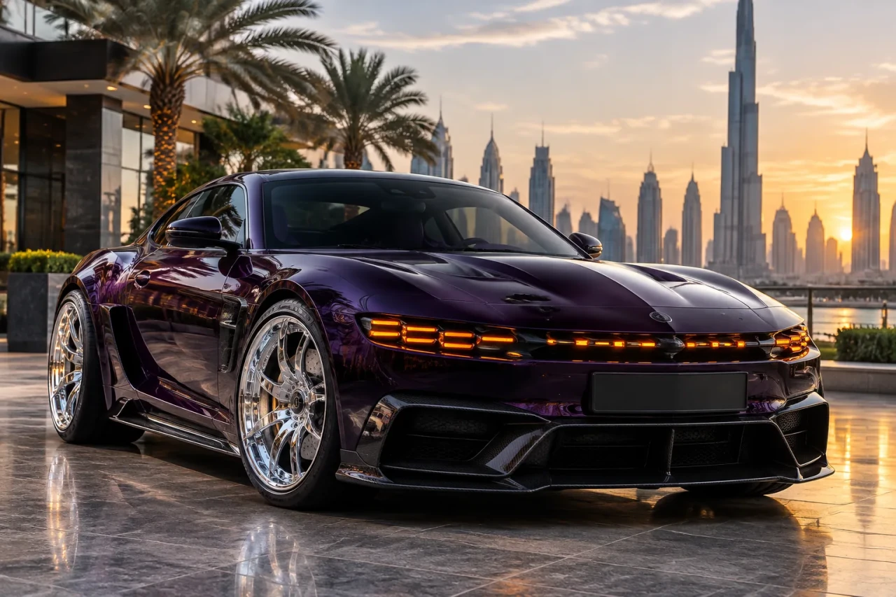 Brabus Bodo се появи в ОАЕ с Rich Purple и хромирани джанти