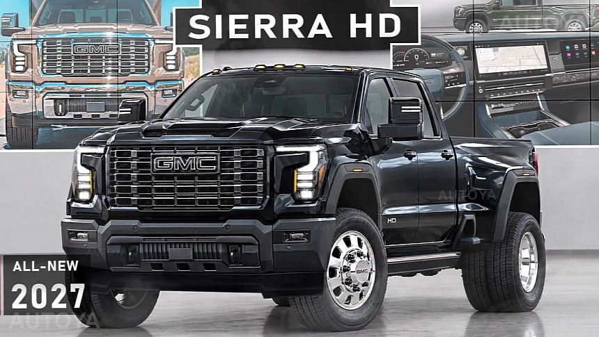 GMC Sierra HD 2500/3500 2027 се появи в нови рендъри с луксозен стил
