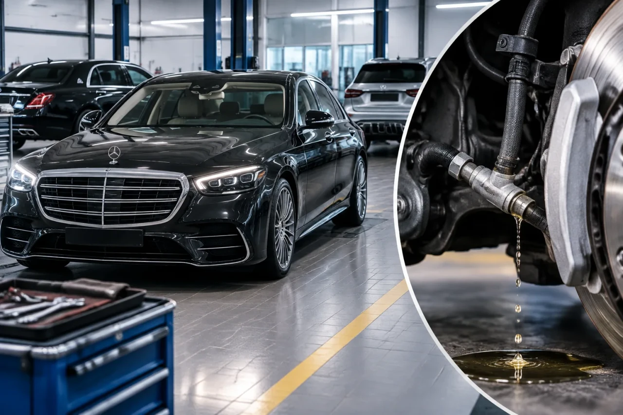 Mercedes изтегля S-Klasse 223 заради риск от теч в спирачни маркучи