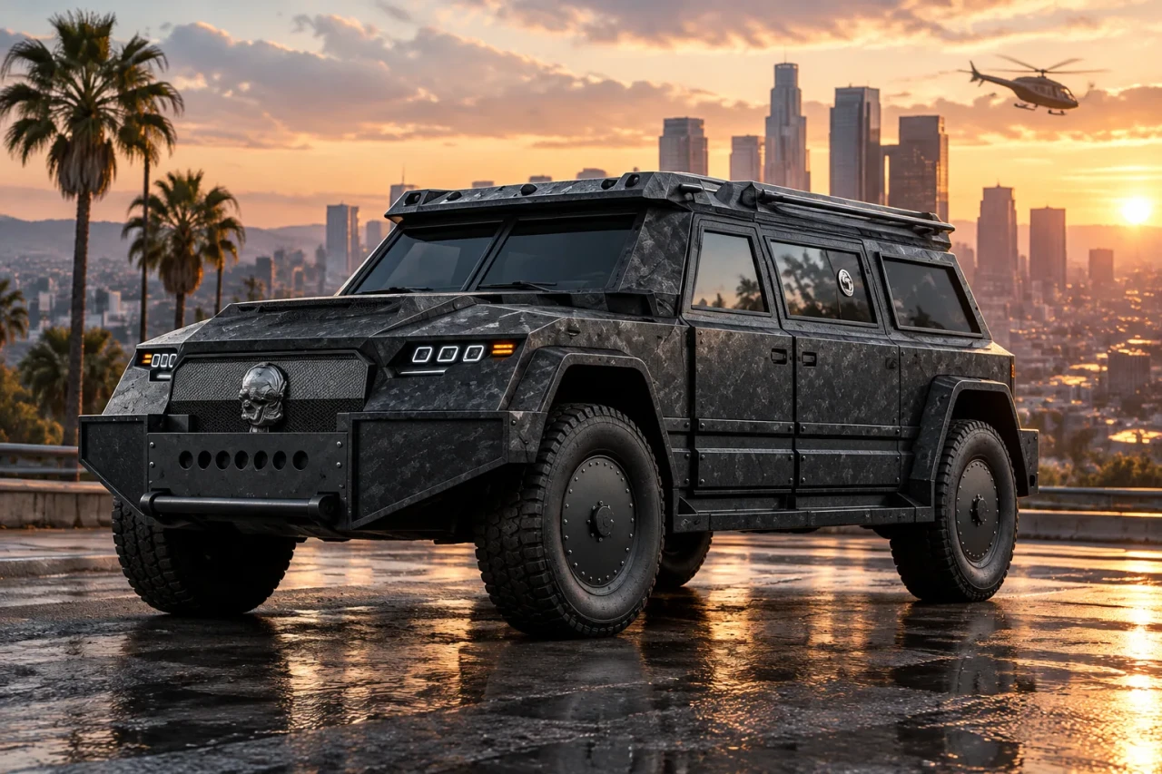 Dartz Prombron NIGHTSHARK VI превръща GTA идея в брониран SUV