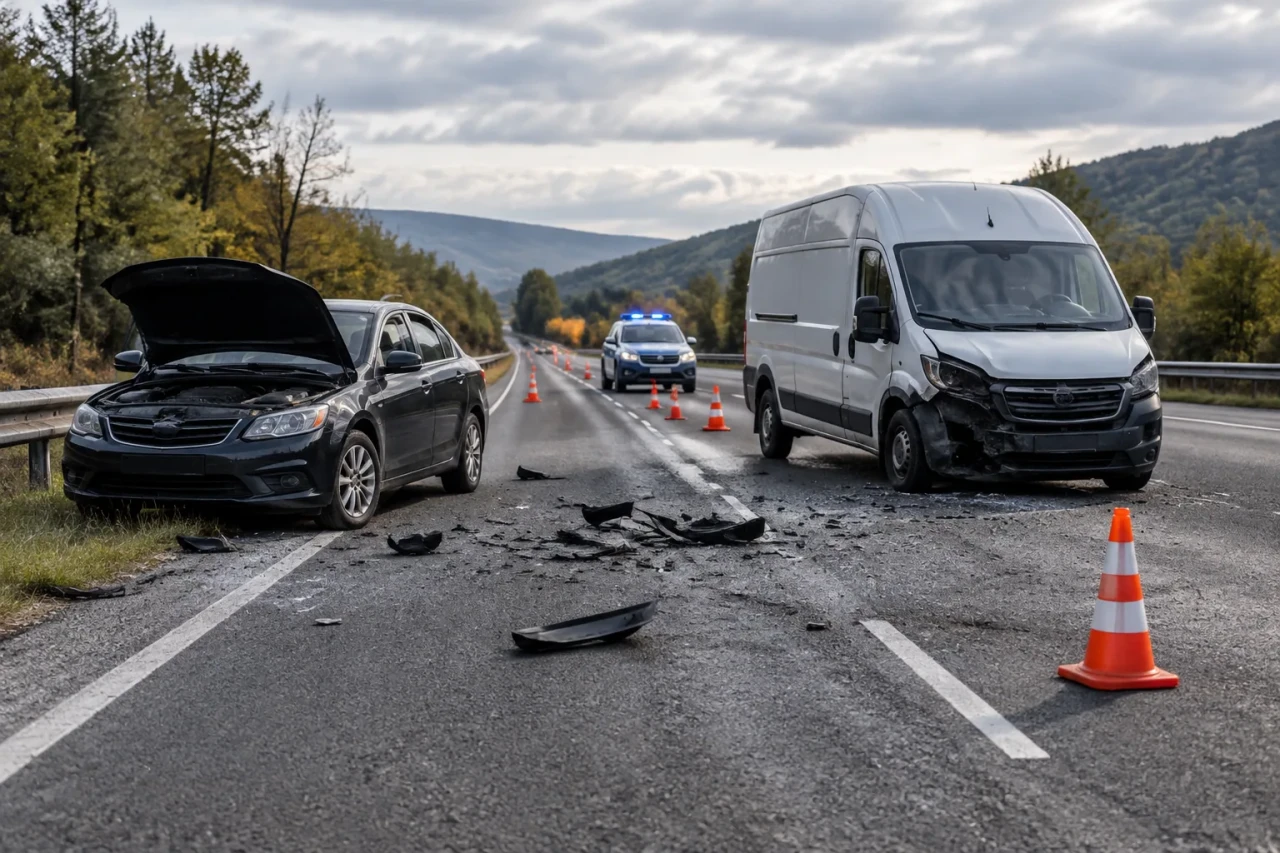 Бус блъсна и уби мъж на пътя I-1