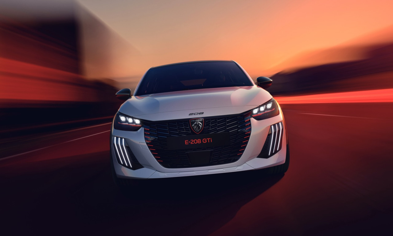 Peugeot E-208 GTi връща легендарната емблема с 281 к.с. и електрическо задвижване