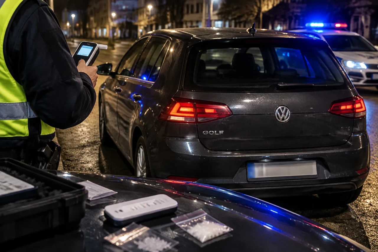 ОДМВР Русе залови шофьор с наркотици във Volkswagen Golf