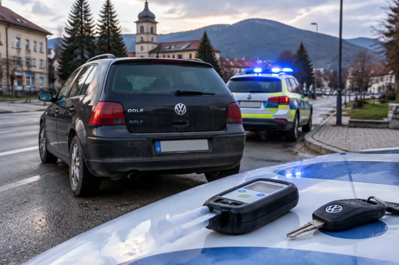 Берковица задържа шофьор с 2,36 промила във Volkswagen Golf