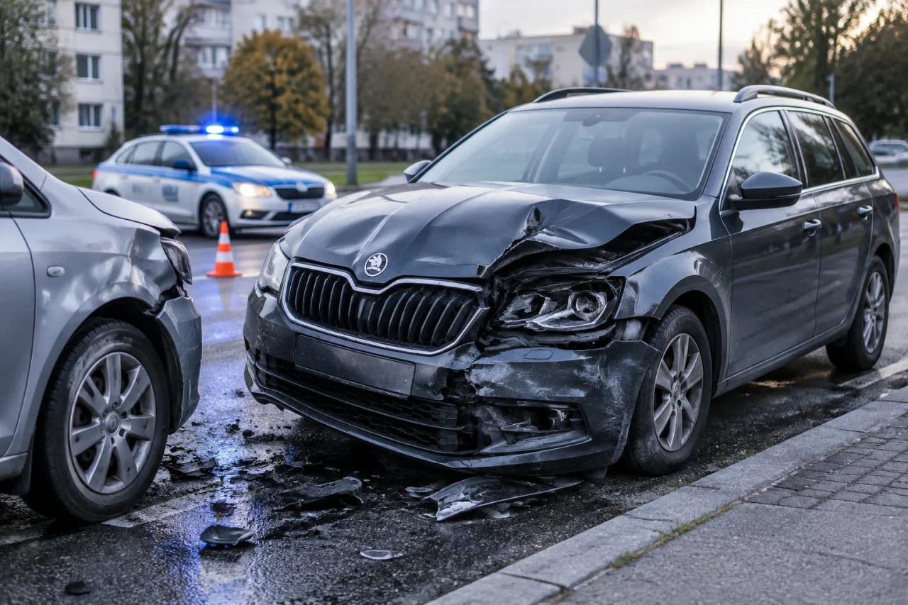 Шофьор със 2,82 промила удари Skoda в Добрич