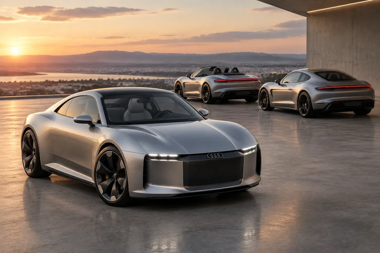 Audi Concept C дели платформа с електрическите Porsche 718