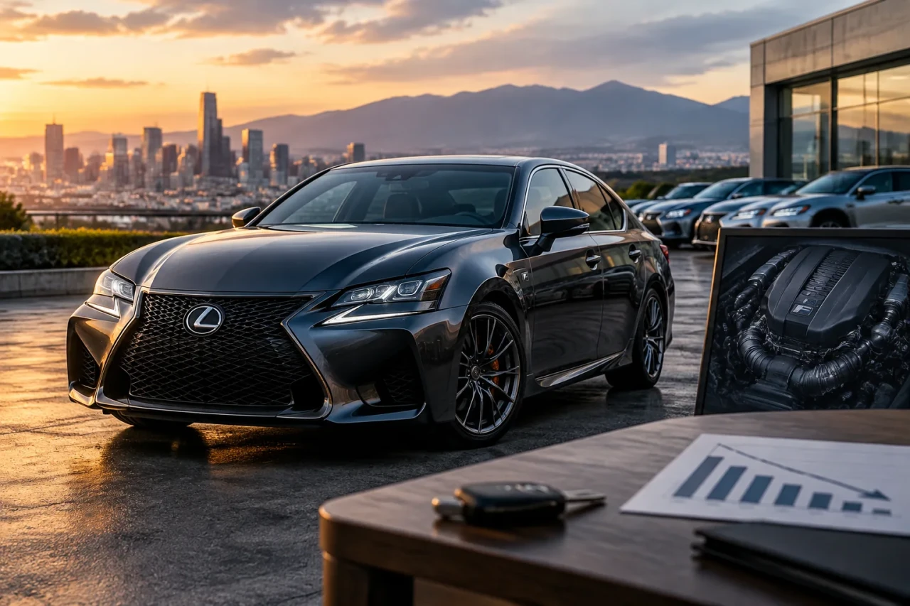 Lexus GS F запазва стойност и струва наполовина