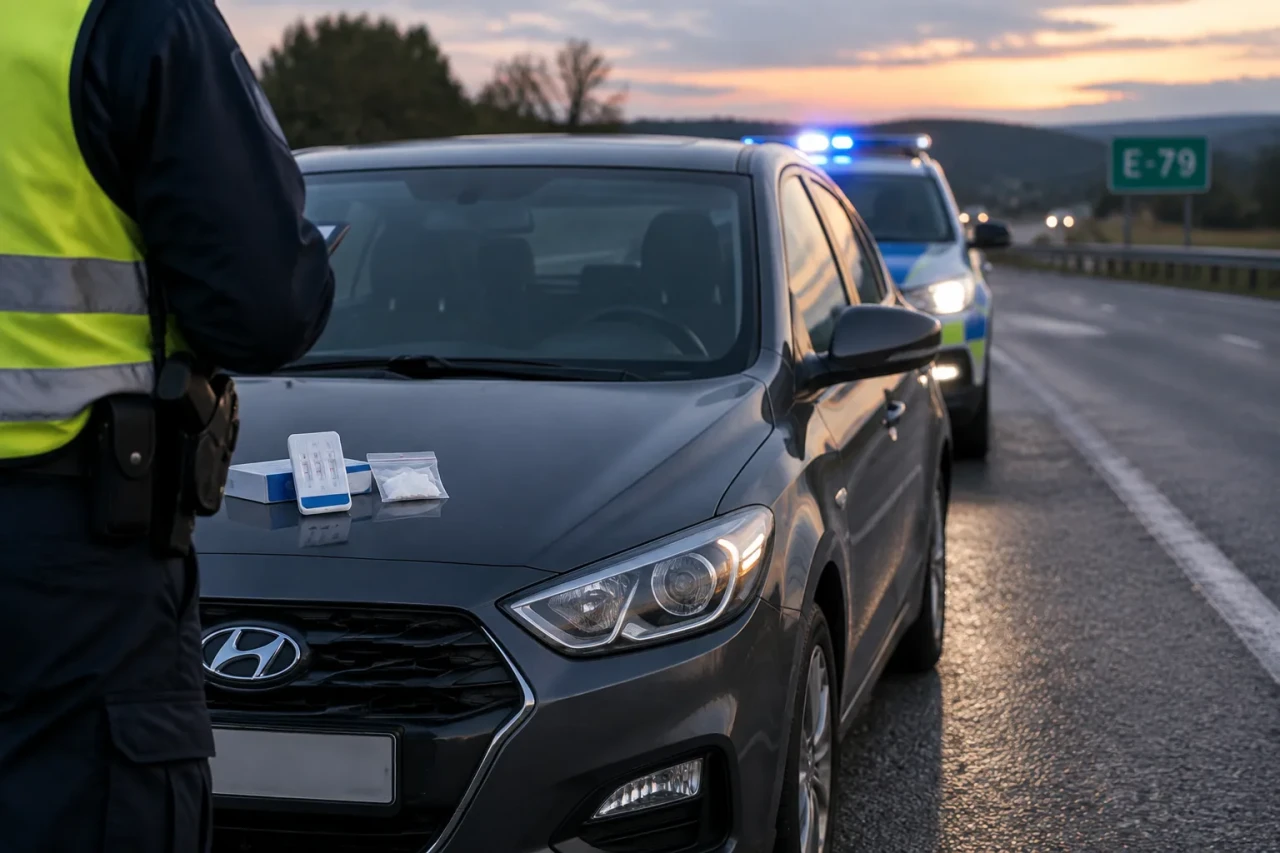 Полицията хвана дрогиран шофьор с Hyundai на Е-79