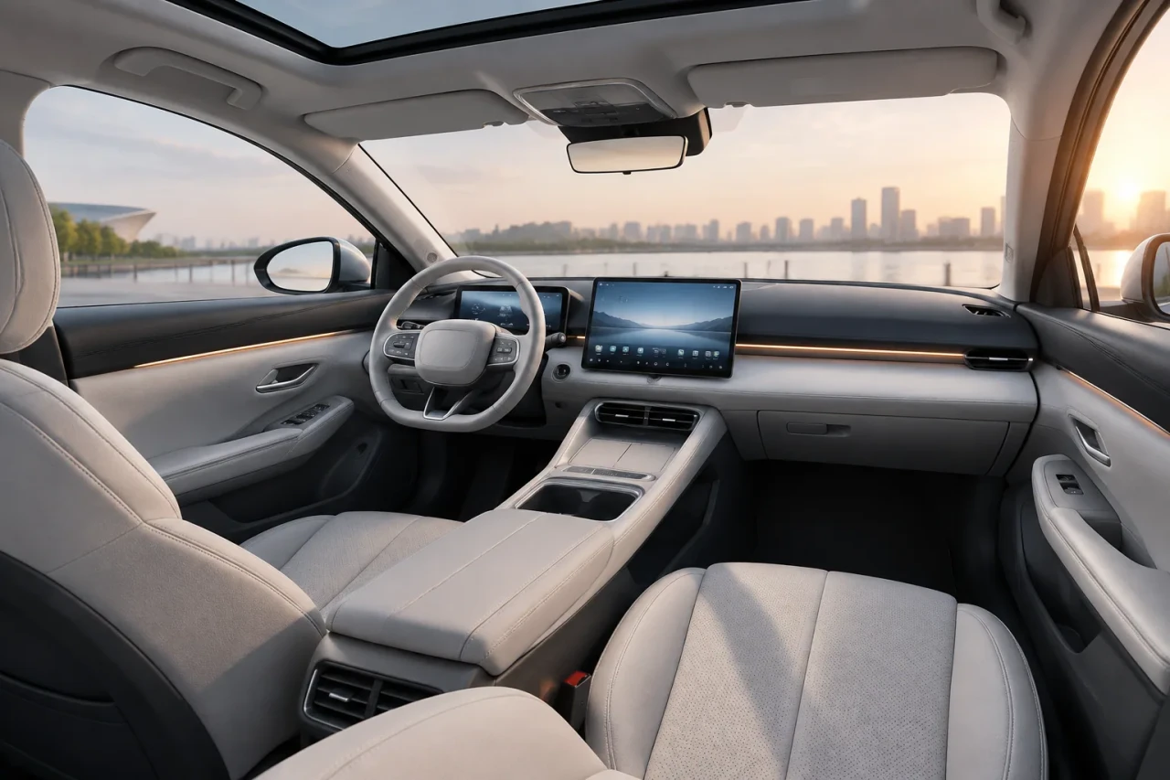 BYD показа интериора на Qin Plus 2027