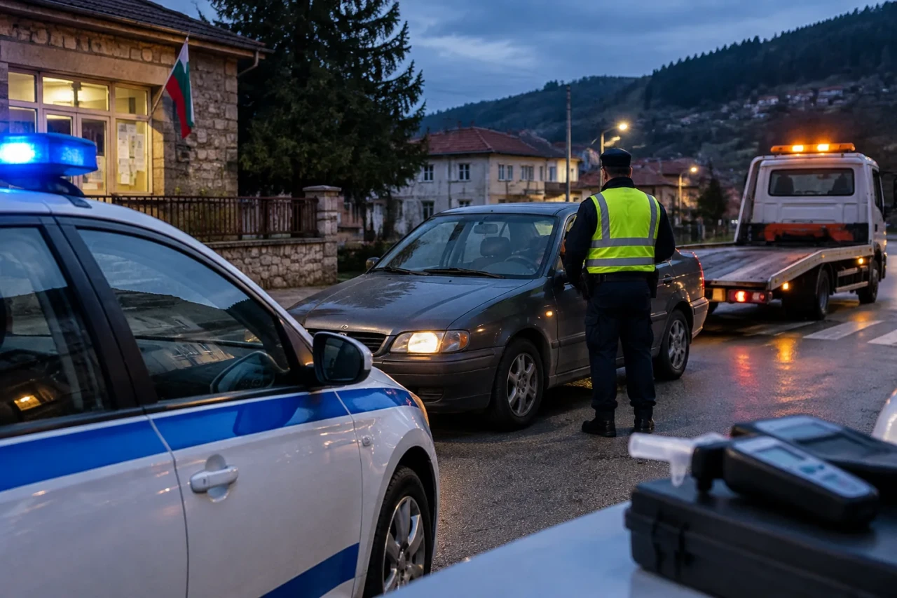 Полицай в Славейно задържа шофьор с 2,30 промила