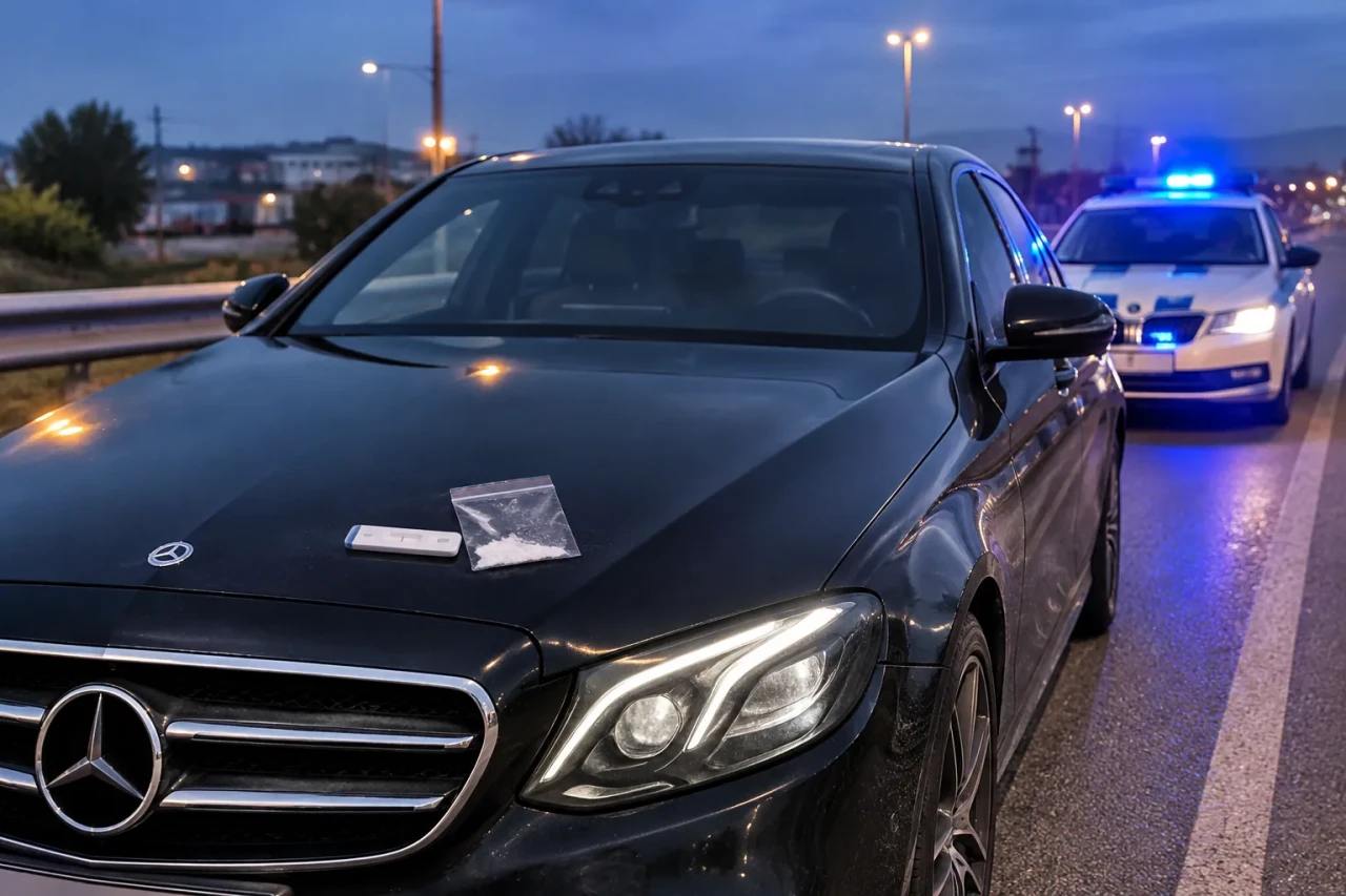 Mercedes шофьор арестуван с кокаин в Свиленград