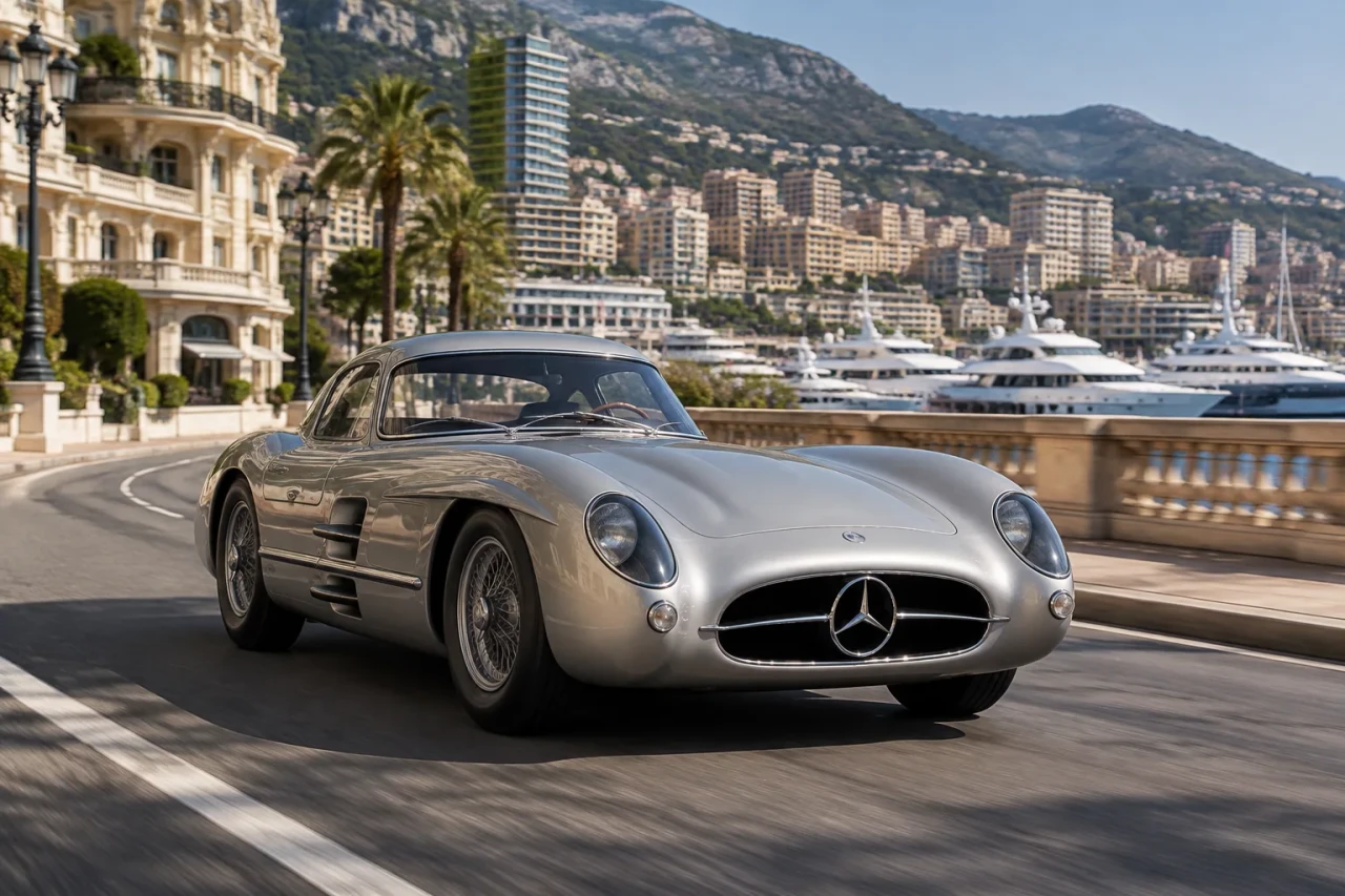 Mercedes-Benz 300 SLR Uhlenhaut Coupe се появи в Монако