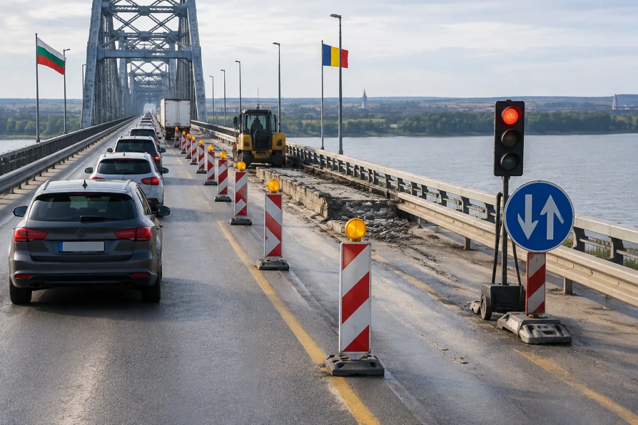 Дунав мост започва ремонт и въвежда двупосочно движение