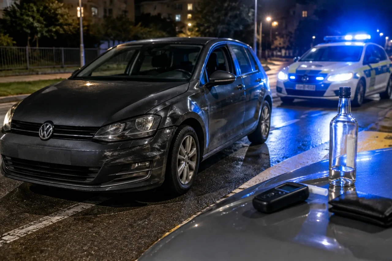 20-годишен открадна Volkswagen Golf и беше заловен пиян