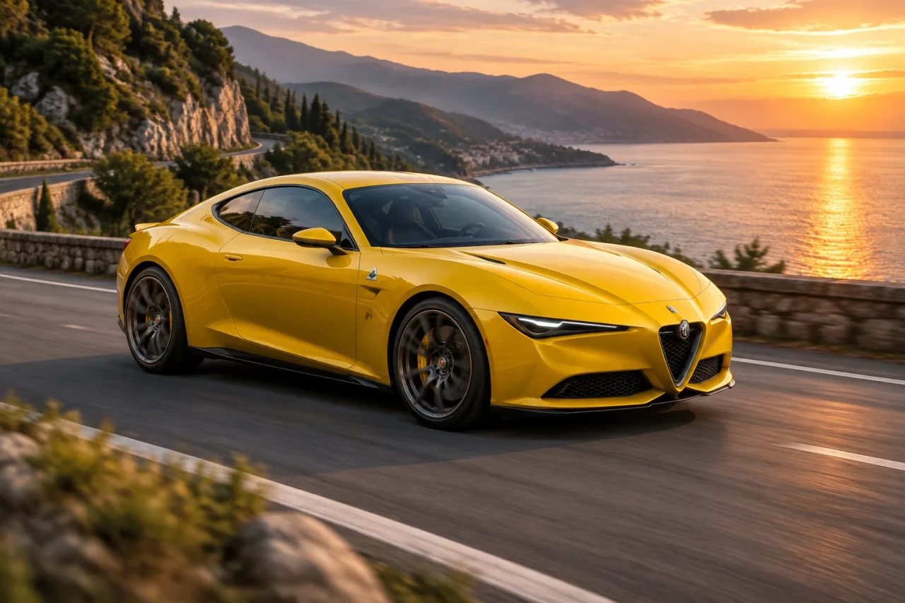 Alfa Romeo Cuorerosso получи купе визия във виртуален рендер