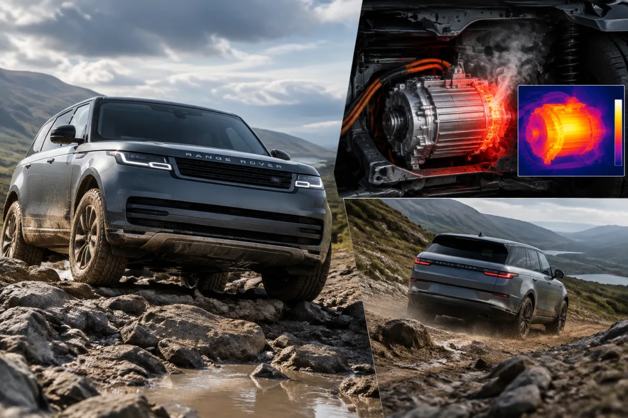 Range Rover Electric смени предния мотор, за да запази офроуд ДНК