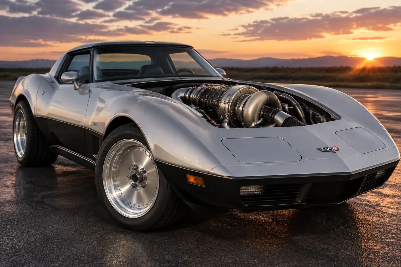 Chevrolet Corvette C3 получи турбина и улична регистрация