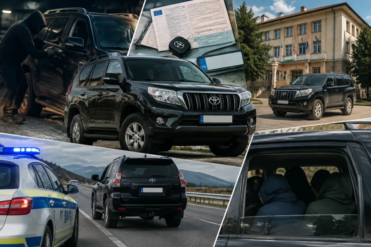 Открадната Toyota пререгистрирана два пъти и станала служебна кола