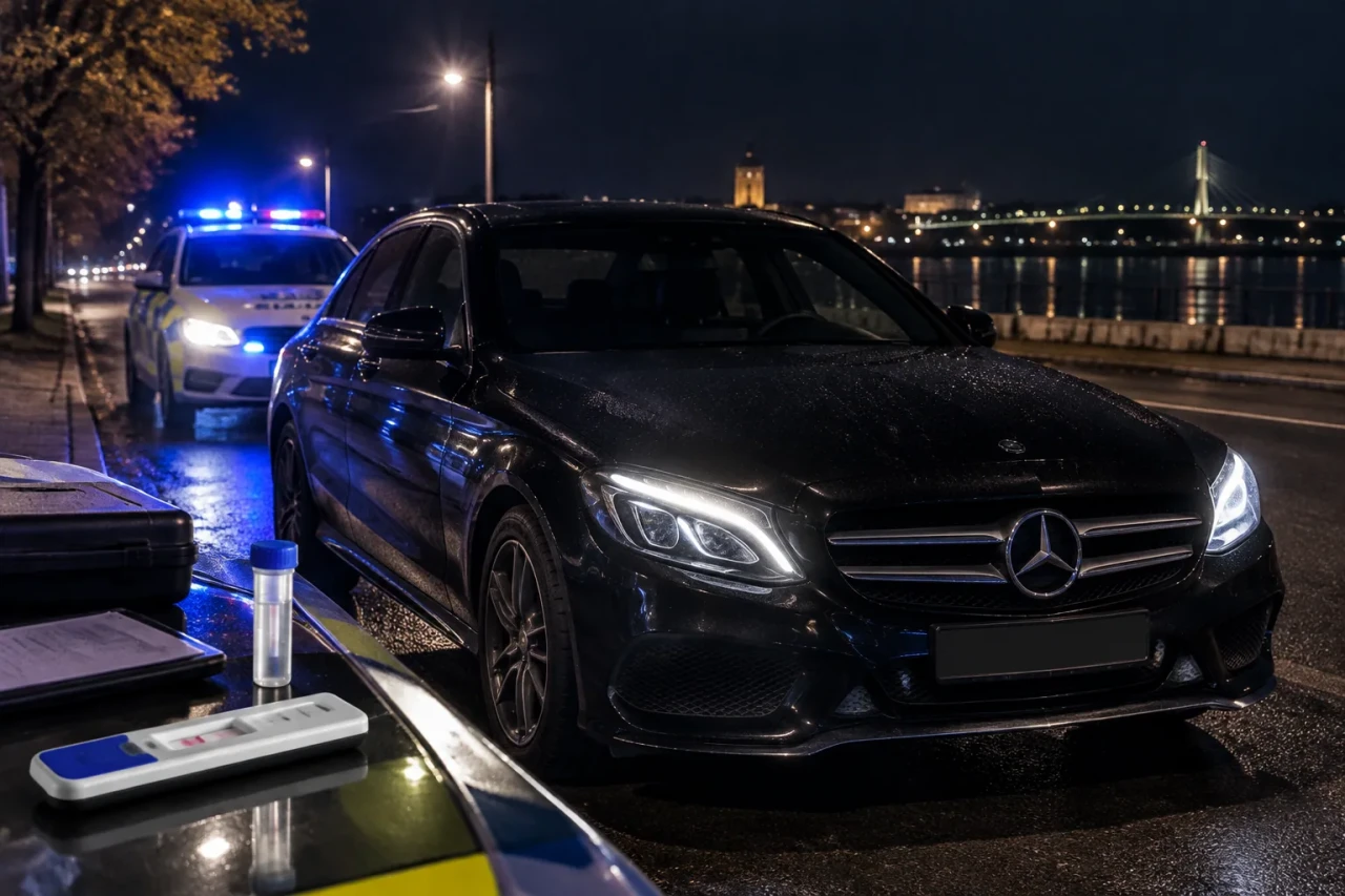МВР задържа шофьор с Mercedes за наркотици в Русе