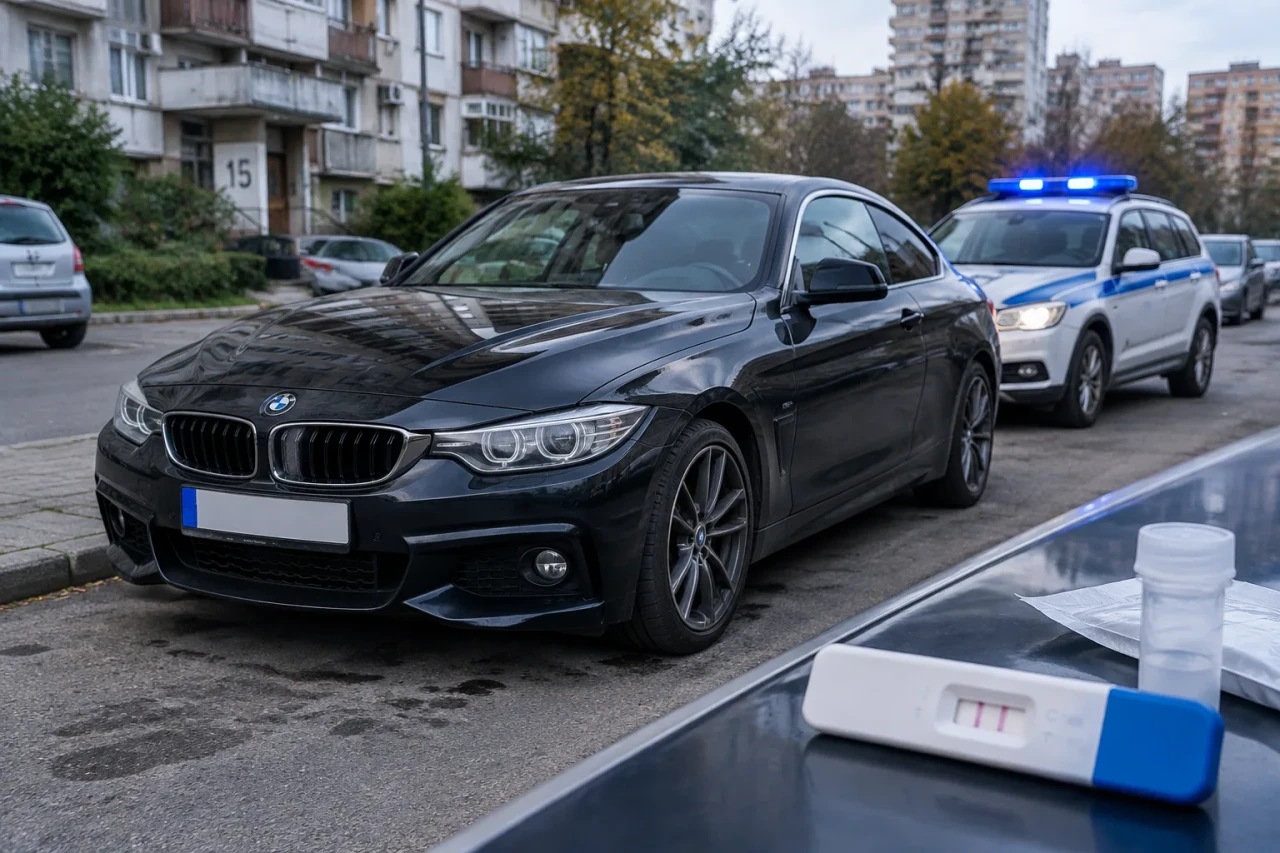 Полицията задържа BMW 435d шофьор с тест за кокаин