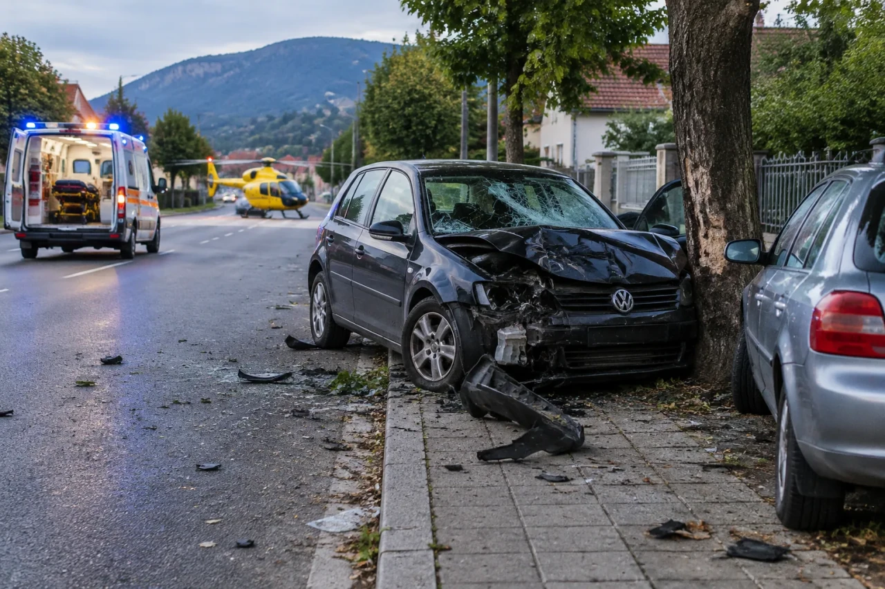 Volkswagen Golf катастрофира в Девене, един младеж загина