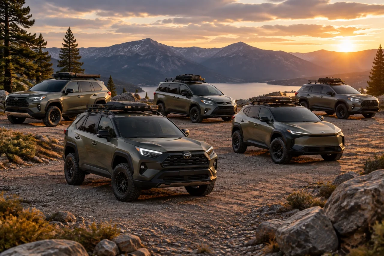 Toyota показва пет повдигнати Woodland концепта на SEMA 2026
