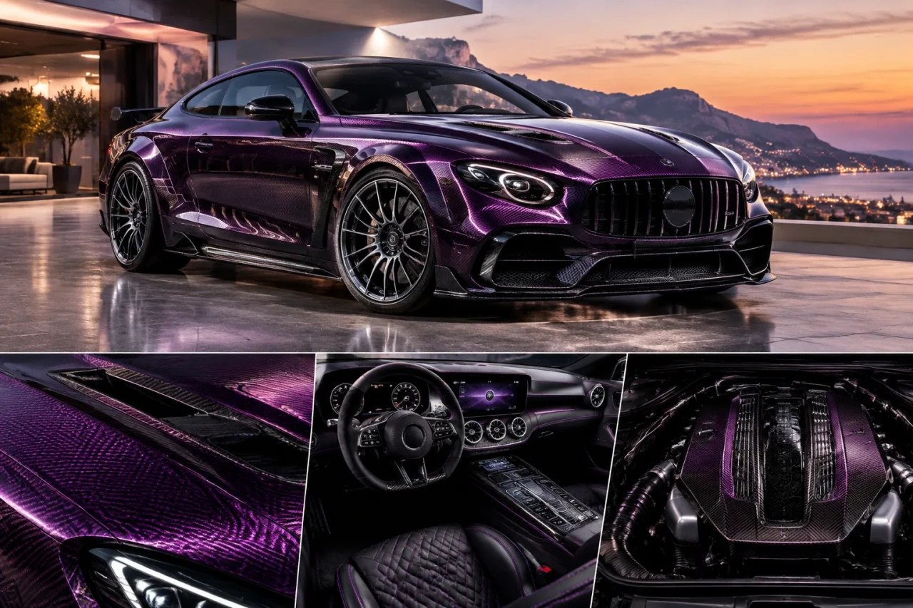 Brabus Bodo получи версия „Amethyst“ с лилав карбон