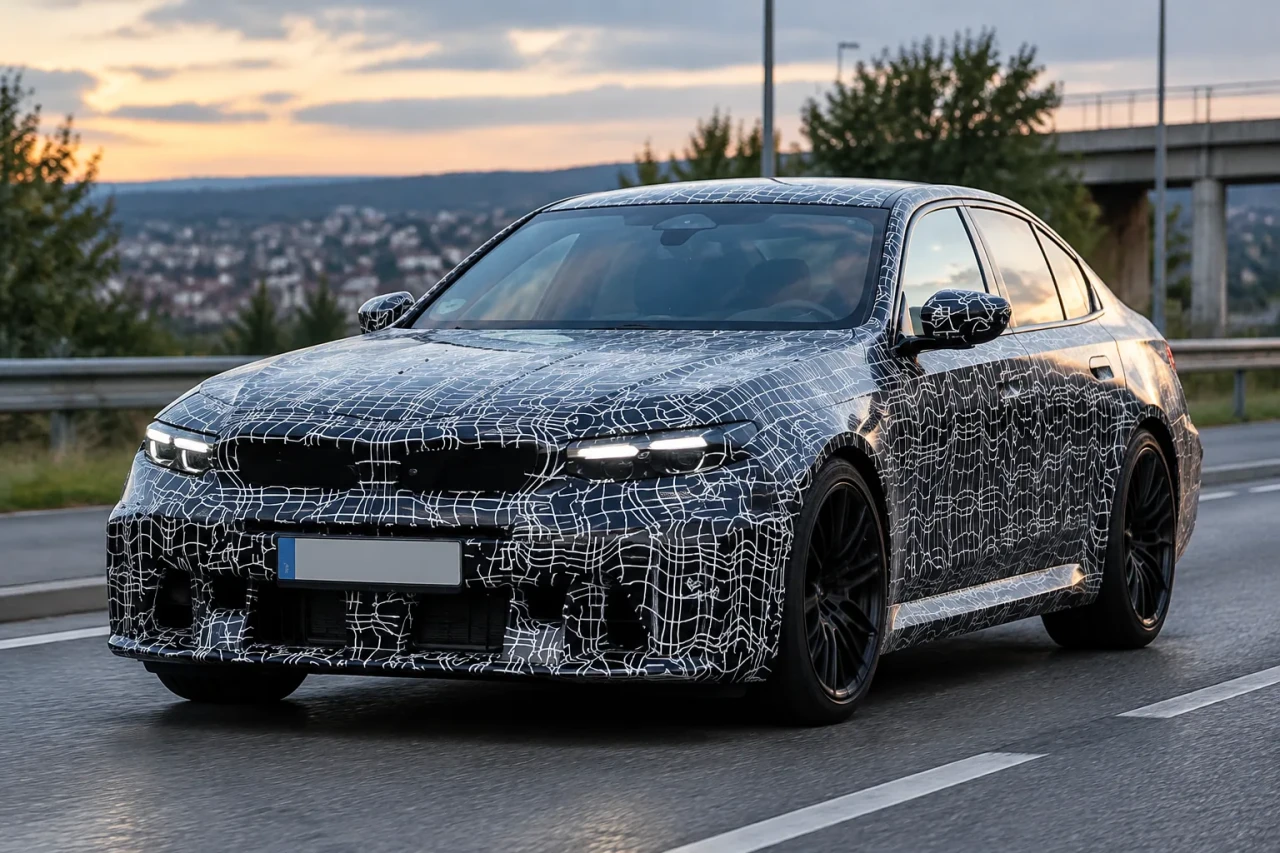 BMW M5 2028 е засечен с Neue Klasse дизайн