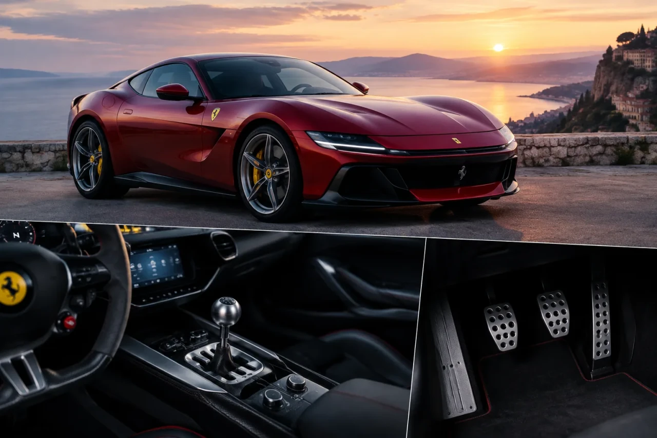 Ferrari 12Cilindri Manuale връща лоста за скорости