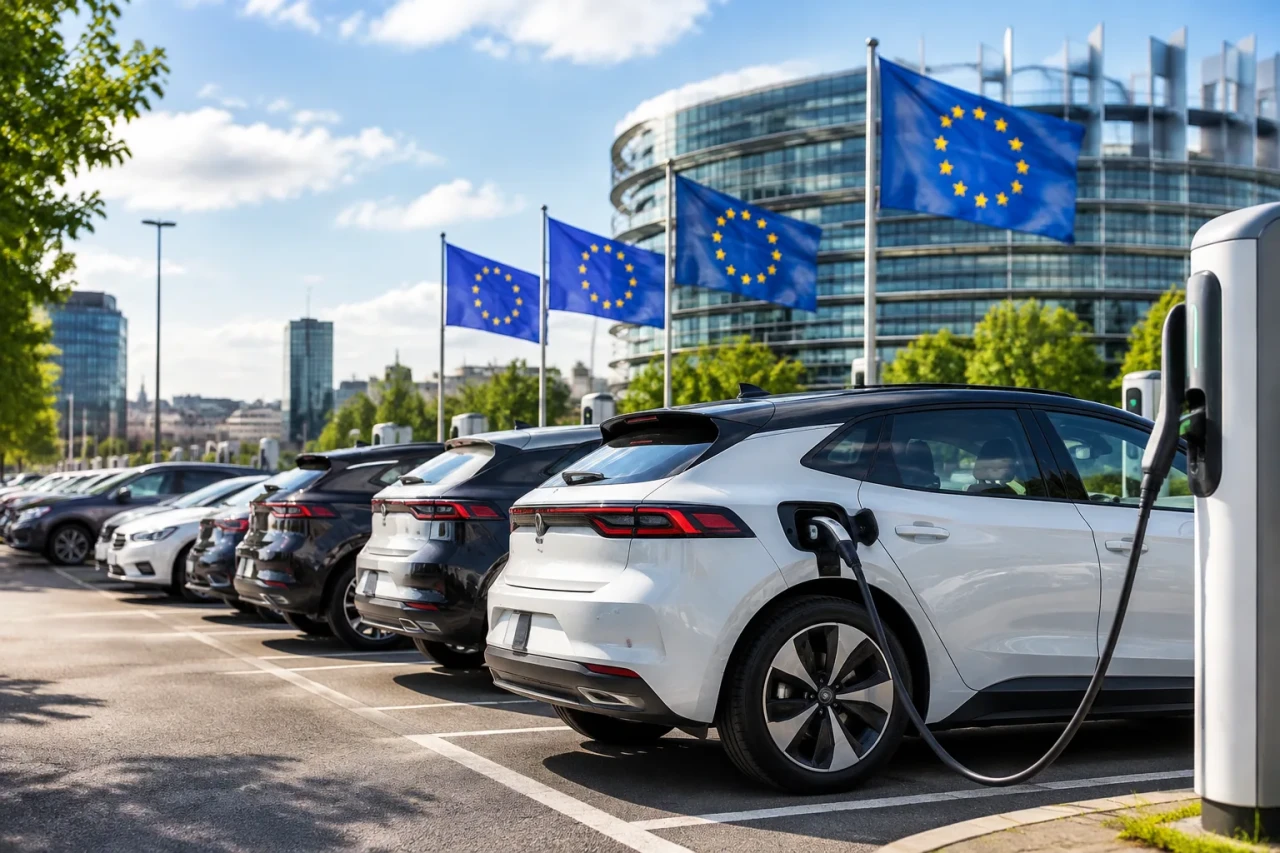 ЕС отчете повече продажби на електромобили от бензин и дизел
