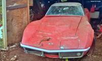 Chevrolet Corvette 1968 най-накрая е спасен след 40 години престой в плевня (Видео)