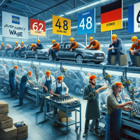 Как се различават заплатите на автомобилните работници в Европа?