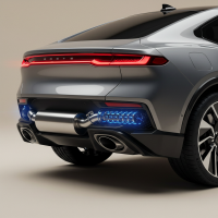 Електрическа кола с изпускателна система?