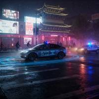 Автономна Tesla в Китай получи 7 глоби за една нощ