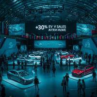 Продажбите на електрифицирани автомобили нарастват с 30% в световен мащаб в началото на 2025 г.