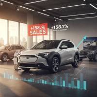 Subaru постига рекордни продажби с ръст на Solterra от 159%