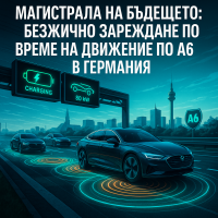Магистралата A6 в Германия ще позволи зареждане на електромобили по време на движение