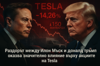 Tesla изпитва турбуленция на Уолстрийт