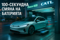 100-секундна смяна на батерия с електрическото такси на Changan