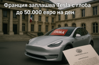 Франция нареди на Tesla да преустанови подвеждащите твърдения за автономно шофиране