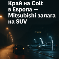 Mitsubishi няма да предложи наследник на Colt в Европа