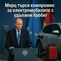 Германия настоява за изключение за електромобилите с удължен пробег след 2035 г.